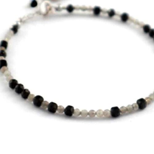Lunar Protection – Labradorite and Black Tourmaline Bracelet - Image 5