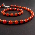 Fire and Stability Set - Carnelian and Tiger’s Eye Bracelet and Necklace | Natural Stones - Image 10