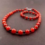 Fire and Stability Set - Carnelian and Tiger’s Eye Bracelet and Necklace | Natural Stones - Image 4