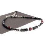 Black Tourmaline, Luxury Bracelet with Tourmaline and Garnet - Image 17