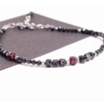 Black Tourmaline, Luxury Bracelet with Tourmaline and Garnet - Image 13