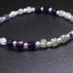 Northern Lights, Designer Bracelet with Tanzanite, Amethyst, Aquamarine and Labradorite - Image 2