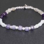 Northern Lights, Designer Bracelet with Tanzanite, Amethyst, Aquamarine and Labradorite - Image 3