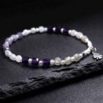 Northern Lights, Designer Bracelet with Tanzanite, Amethyst, Aquamarine and Labradorite