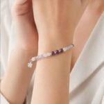 Northern Lights, Designer Bracelet with Tanzanite, Amethyst, Aquamarine and Labradorite - Image 5