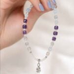 Northern Lights, Designer Bracelet with Tanzanite, Amethyst, Aquamarine and Labradorite - Image 6