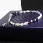 Northern Lights, Designer Bracelet with Tanzanite, Amethyst, Aquamarine and Labradorite - Image 7