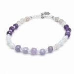 Northern Lights, Designer Bracelet with Tanzanite, Amethyst, Aquamarine and Labradorite - Image 9