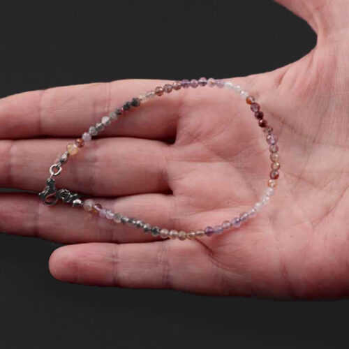 Auralite 23 Bracelet, 2.5 mm - Natural Micro-Faceted A+ Stone - Image 4