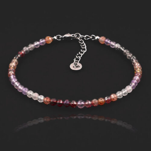 Auralite 23 Bracelet, 2.5 mm - Natural Micro-Faceted A+ Stone - Image 5