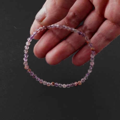 Auralite 23 Bracelet, 3.5 mm - Rare Canadian A+ Stone - Image 2