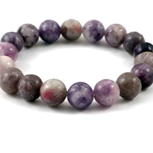 Lepidolite, handmade bracelet, natural stone, Class A - Image 2