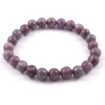 Lepidolite, handmade bracelet, natural stone, Class A - Image 6