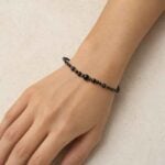 Night Contour Bracelet – Grade A Black Tourmaline, Cubes, Beads, Faceted - Image 10