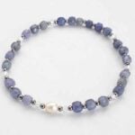 Northern Lights, Designer Bracelet with Tanzanite, Amethyst, Aquamarine and Labradorite (Копие)