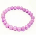 Purple Jadeite, Natural Stone Bracelet - Image 3