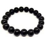 Гривна с черен оникс - различни размери мъниста - Image 3