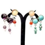 Dangles, Handmade Stud Earrings - Image 3