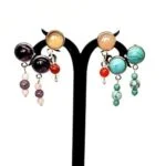Dangles, Handmade Stud Earrings - Image 2