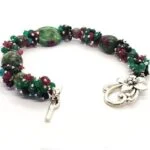 Diana, Boutique Bracelet and Earrings Set, Natural Stone - Image 4