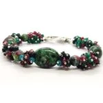 Diana, Boutique Bracelet and Earrings Set, Natural Stone - Image 7