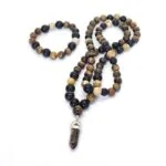 Dragon, Men's Set - Bracelet and Necklace with Natural Stones - Image 4