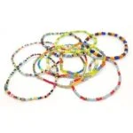 Love for the Sun, Set of 10 Bracelets with Modern Beads - Image 7