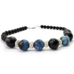 Laguna, Designer Women’s Necklace, Faceted Natural Stones - Image 4