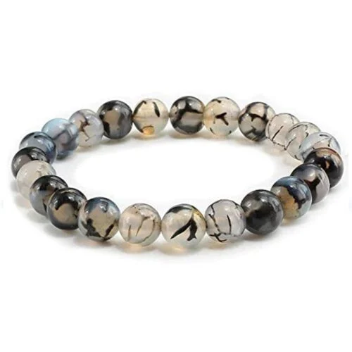 Dragon Veins, Agate, handmade bracelet, decorative stone - Image 8