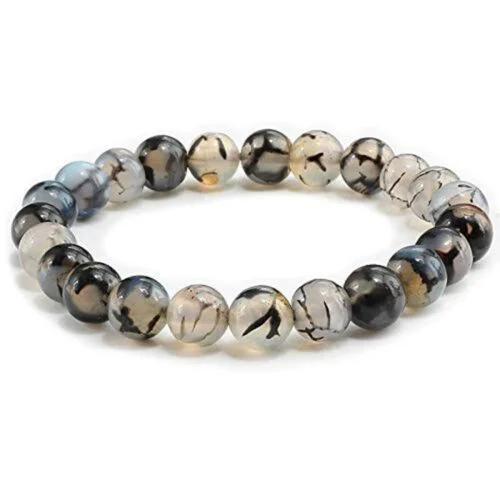 Dragon Veins, Agate, handmade bracelet, decorative stone - Image 10