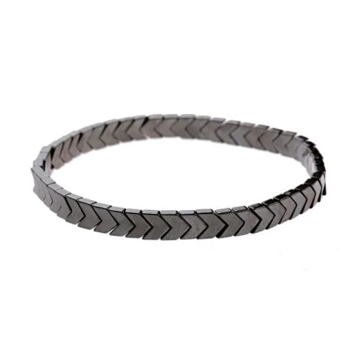Boldness, men's bracelet, Hematite - Image 6