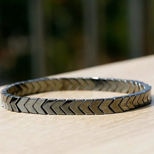 Boldness, men's bracelet, Hematite - Image 5