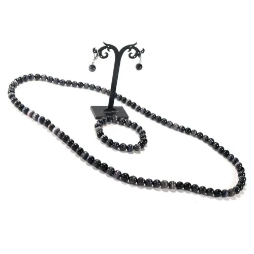 Mystery, Necklace, Bracelet and Earrings Set, Cat’s Eye - Image 6