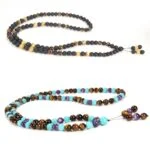 Jupiter, Long Unisex Necklaces, Natural Stones, Various Options