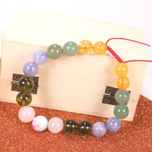 Abundance and Protection, Natural Stone Bracelet - Image 4