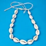 Shells, modern necklace - can be worn as a choker or necklace in two variations - Image 6