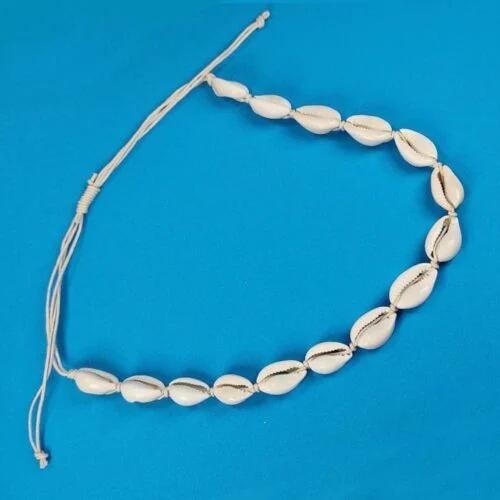 Shells, modern necklace - can be worn as a choker or necklace in two variations - Image 7