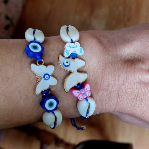 Mother-of-Pearl butterflies, modern wrist bracelets - in two variations - Image 12