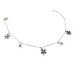 Stainless steel anklet with dangling charms, in several variations - Image 8
